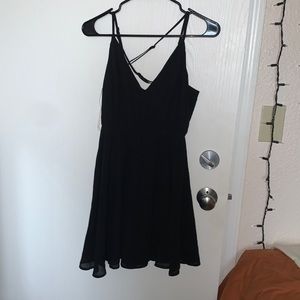 Flared Black Dress